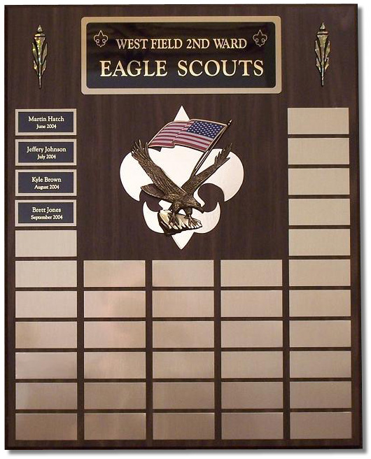Medium Eagle Scout Plaque