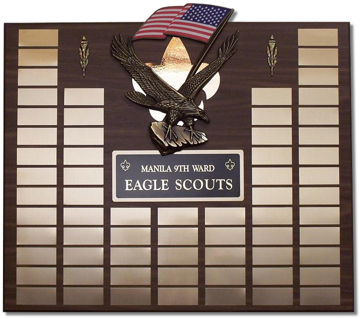 Large Eagle Scout Plaque